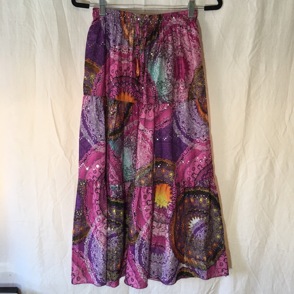 Women’s sequined midi skirt